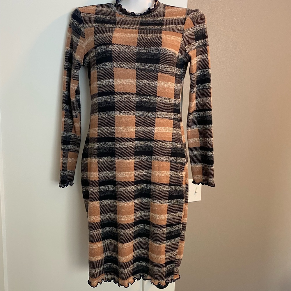 A’gaci long sleeve sweater dress. Large.